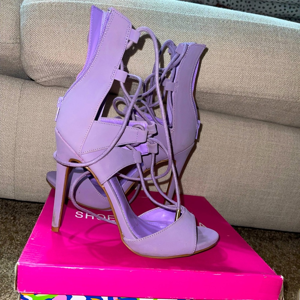 Lavender heels